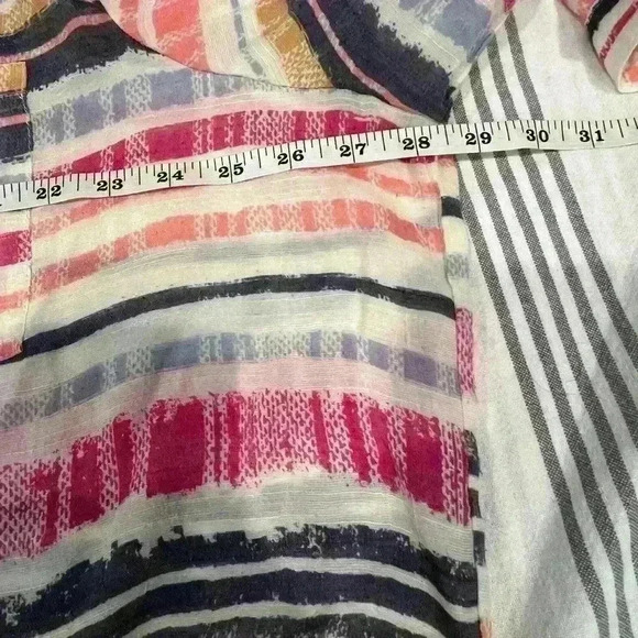 ✨Zac & Rachel stripped button down shirt size 3X - Picture 4 of 6